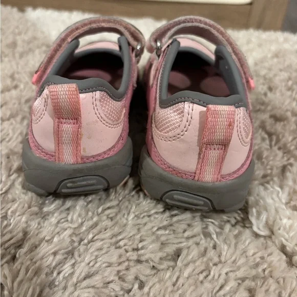 Lands End Pink Breeze and Grey Trekker Mary Jane’s girls​​​​ - Picture 7 of 9